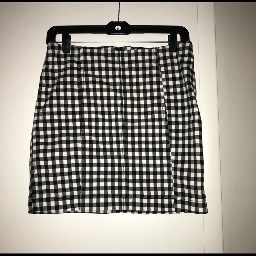 Free people gingham skirt